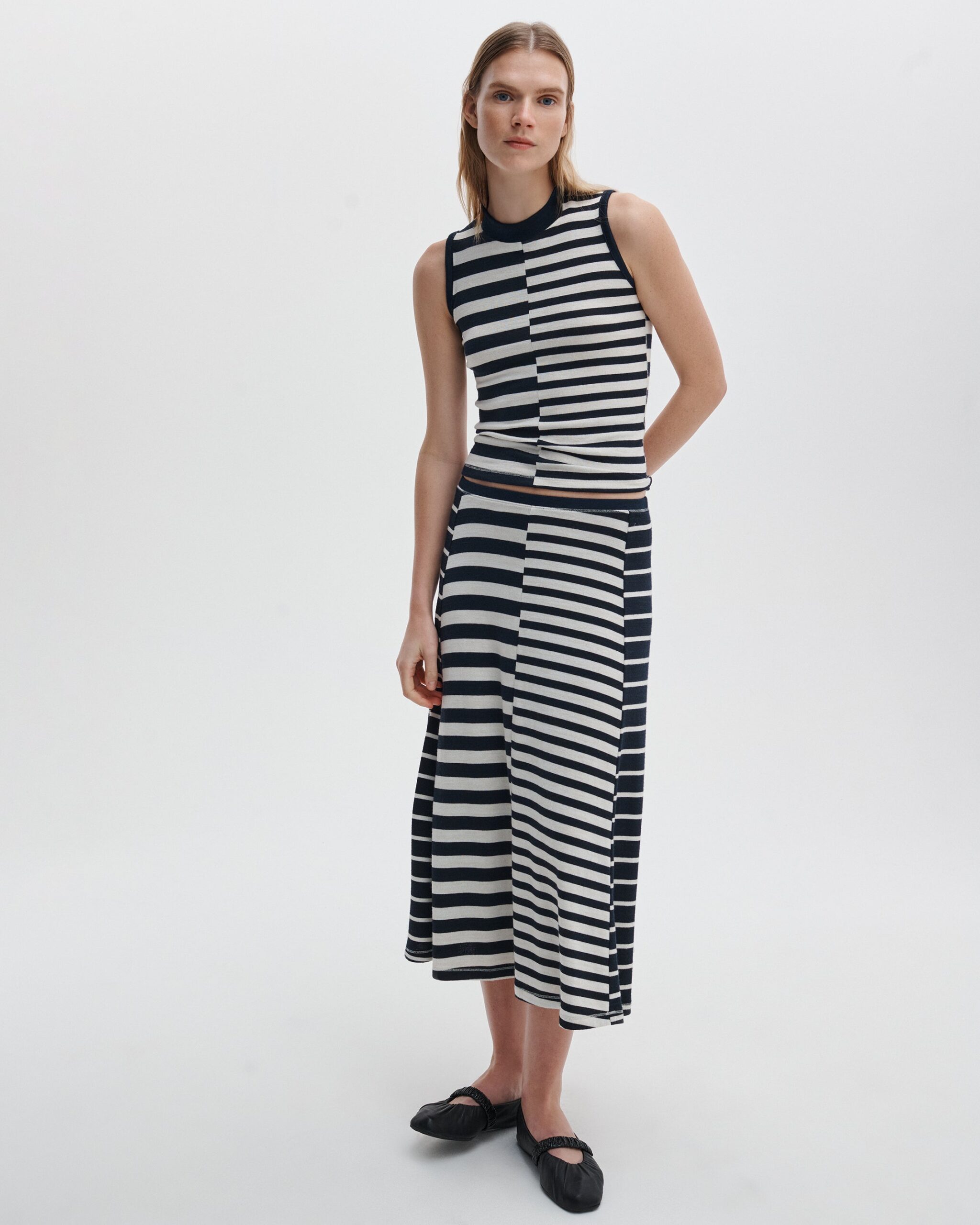MNRA050826061606054_3 Rag & Bone The Knit Mix Striped Tank - Image 3