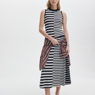 Rag & Bone The Knit Mix Striped Skirt - Image 1