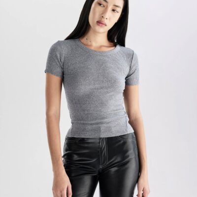 Rag & Bone The Essential Ribbed Tee - Image 1