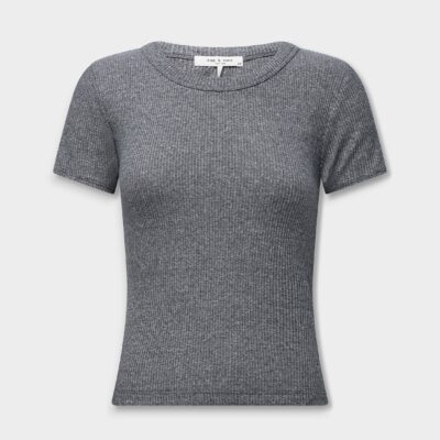 Rag & Bone The Essential Ribbed Tee - Image 2