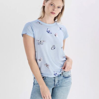 Rag & Bone Tammy Butterfly Graphic Tee - Image 1