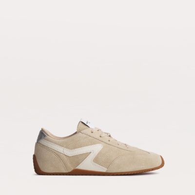 Rag & Bone Suede Ultra Slim Retro Runner Sneakers - Image 1