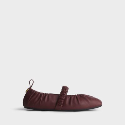Rag & Bone Spire Ruched Leather Mary Janes - Image 1