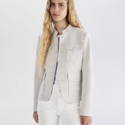 Rag & Bone Mercer Italian Textured Knit Blazer - Image 1