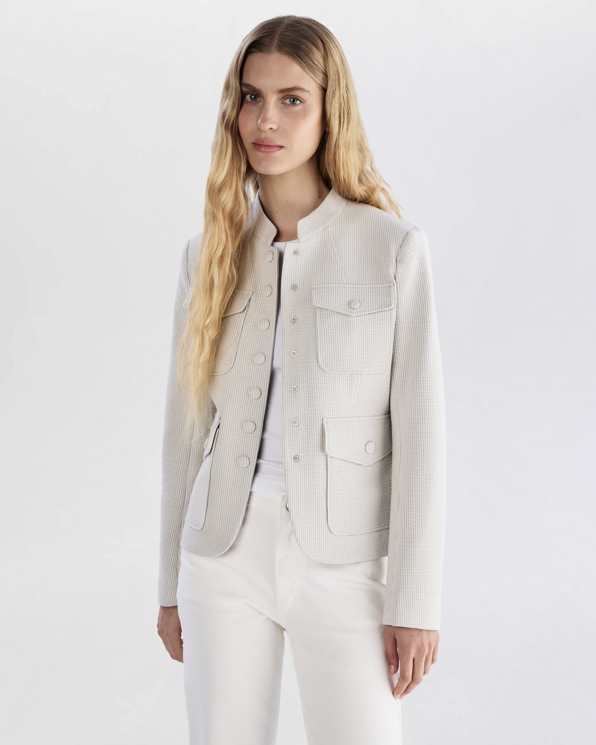 Rag & Bone Mercer Italian Textured Knit Blazer - Image 1