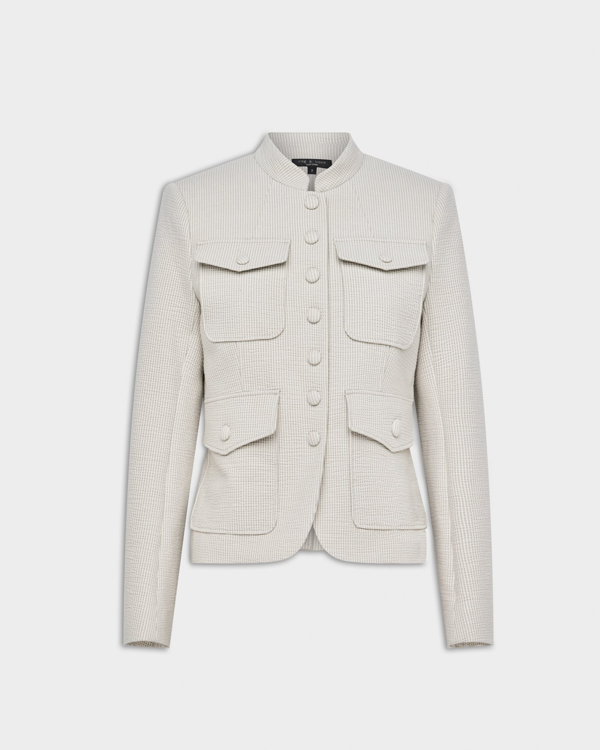 MNRA050826061606115_2 Rag & Bone Mercer Italian Textured Knit Blazer - Image 2