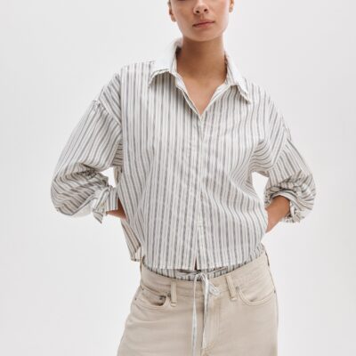 Rag & Bone Marin Striped Combo Shirt - Image 1