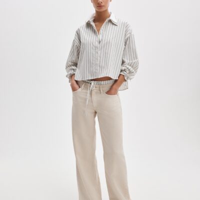 Rag & Bone Marin Striped Combo Shirt - Image 3