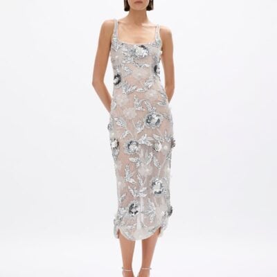 Rachel Gilbert Pierre Sheer Strap Dress - Image 1