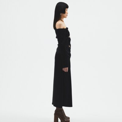 Sid Neigum Satin Inverse Tension Dress - Image 2