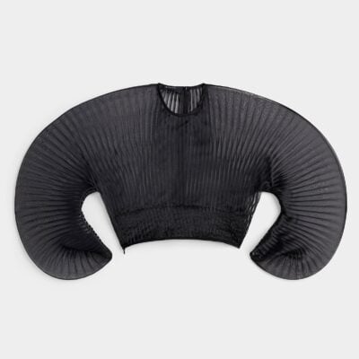 Sid Neigum Sheer Pleated Blouse - Image 1