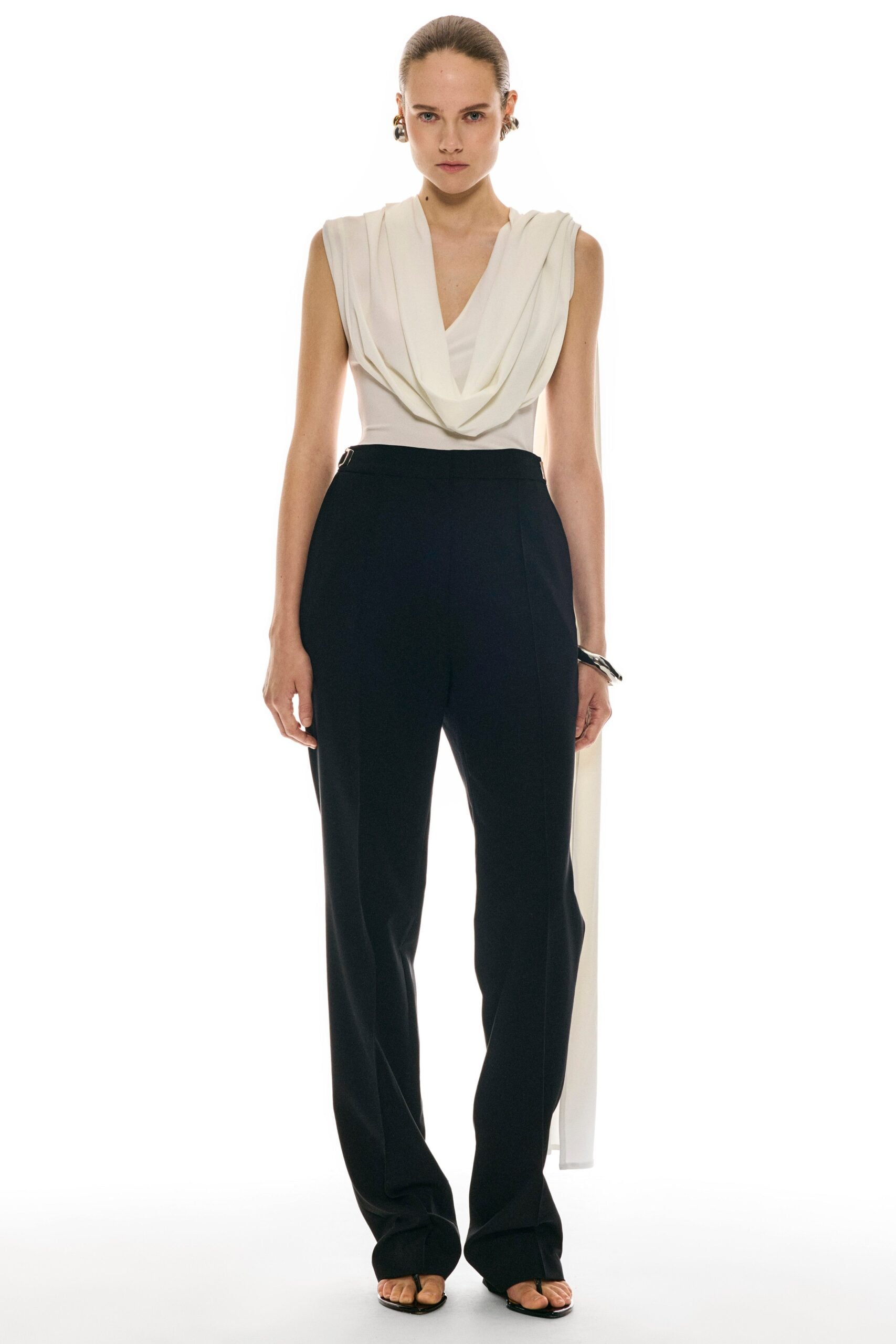 MNSDN140826080632030_2 Sid Neigum Cape Cowl Top - Image 2