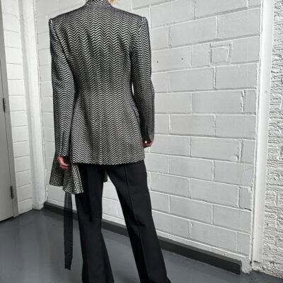 Sid Neigum Zigzag Herringbone Blazer - Image 2
