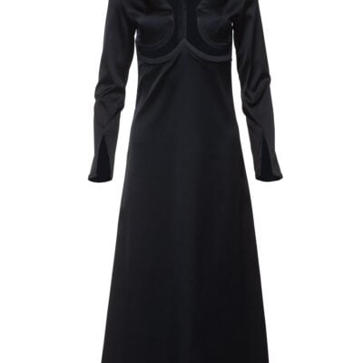 Sid Neigum Stretch Satin Underwire Cutout Dress - Image 2