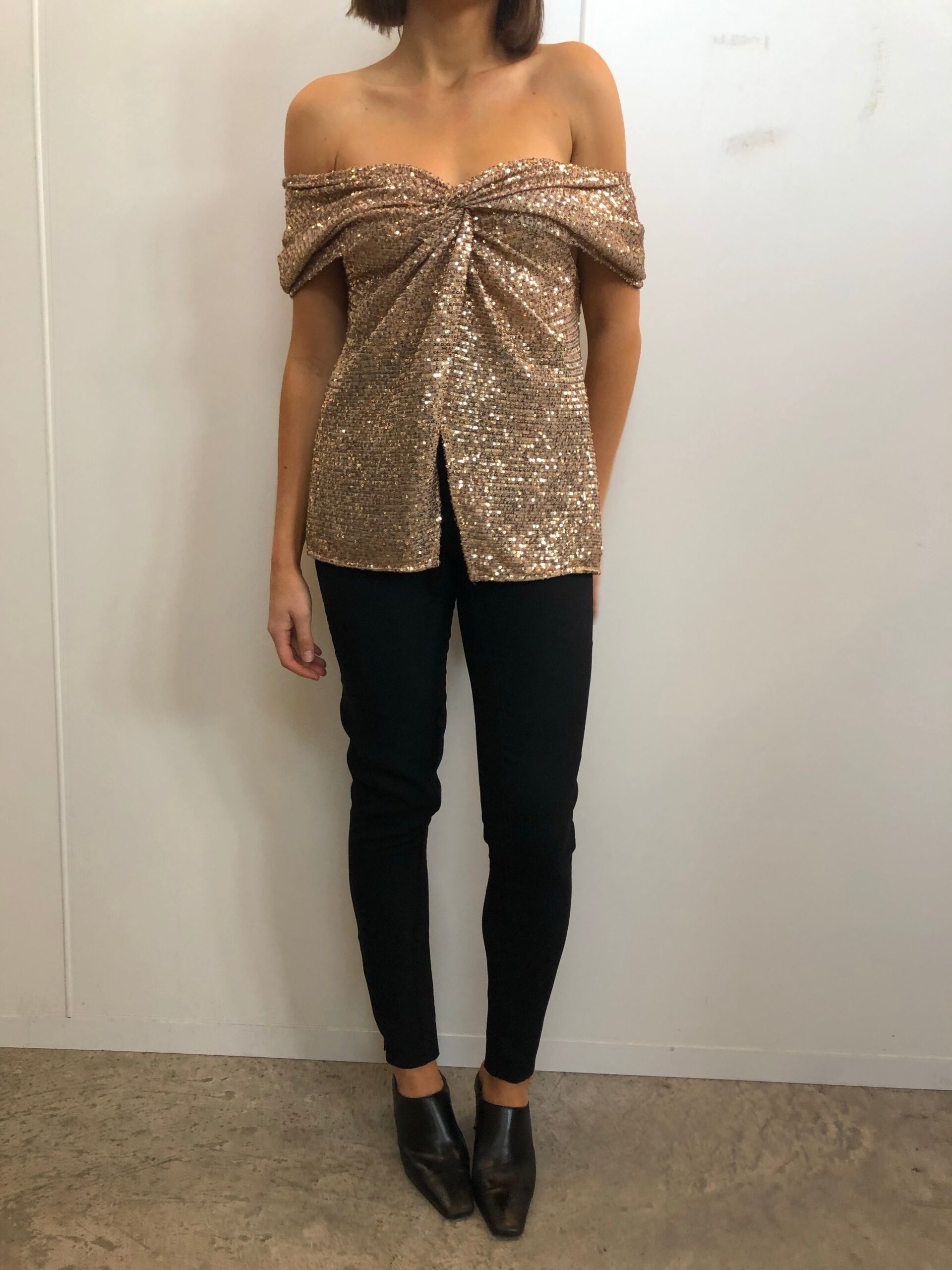 MNSDN140826080632050_3 Sid Neigum Sequin Twist Top - Image 3