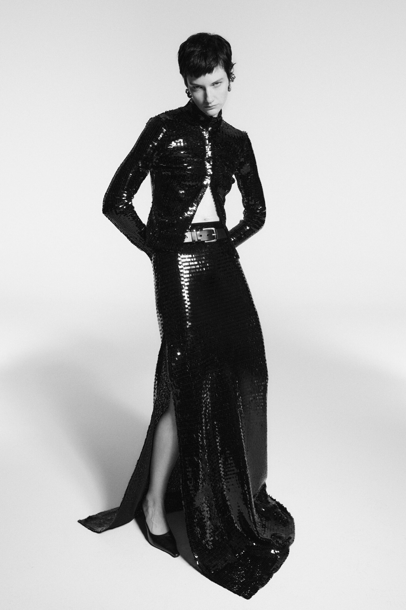Sid Neigum Rectangular Sequin Top - Image 1