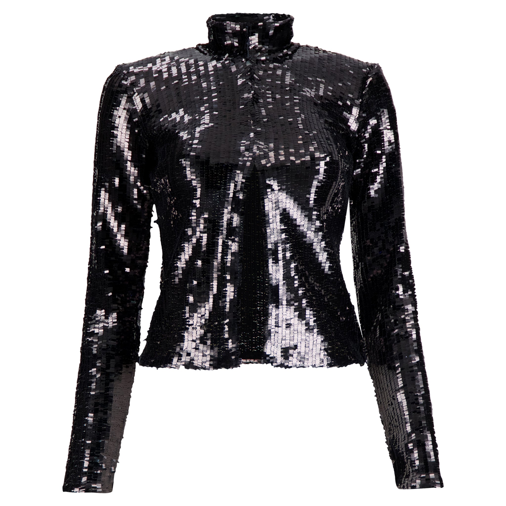 Sid Neigum Rectangular Sequin Top - Image 2