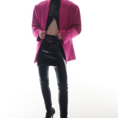 Sid Neigum Rectangular Sequin Mini Skirt - Image 1