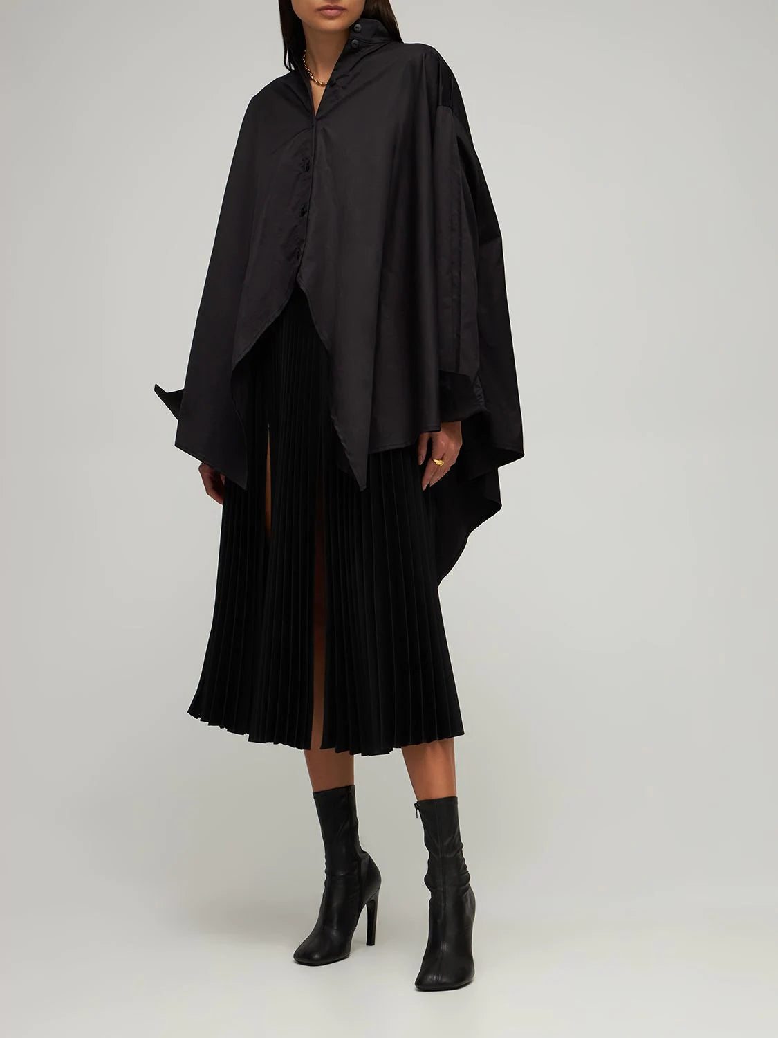 MNSDN140826080632076_3 Sid Neigum Golden Ratio Oversized Asymmetrical Button-up - Image 3