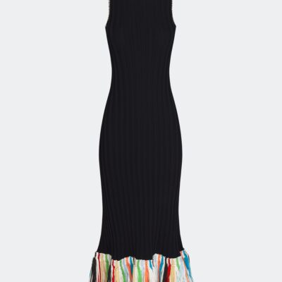 SIMONMILLER Thea Knit Fringe Dress - Image 2