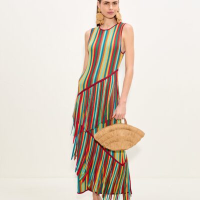 SIMONMILLER Spiral Knit Dress - Image 1
