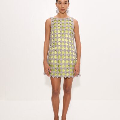 SIMONMILLER Sina Crochet Mini Dress - Image 1