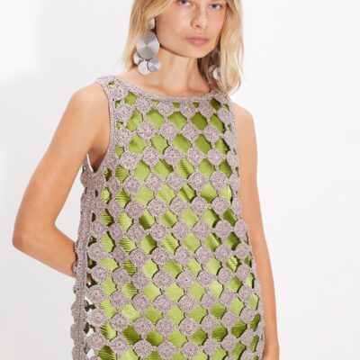 SIMONMILLER Sina Crochet Mini Dress - Image 2