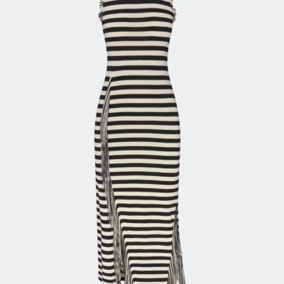 SIMONMILLER Sabine Fringe Knit Dress - Image 2