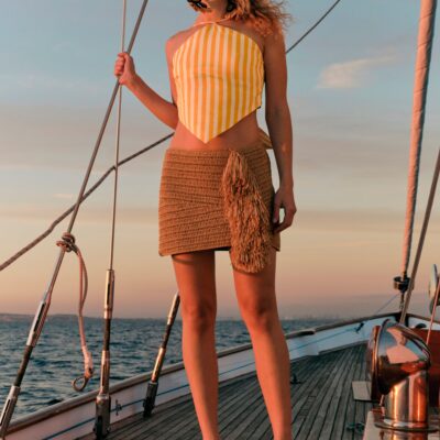 SIMONMILLER Pom Pom Mini Skirt - Image 2