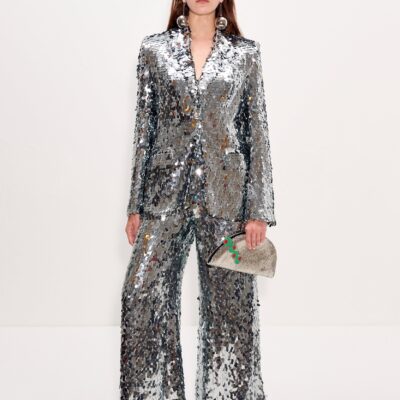 SIMONMILLER Nella Sequin Wide Leg Pant - Image 2