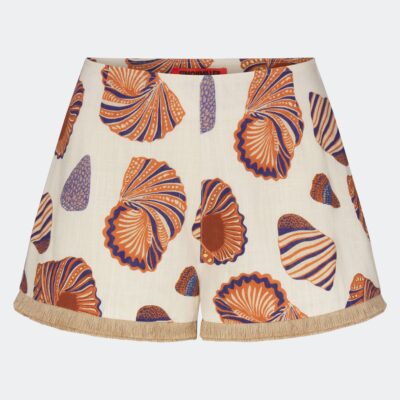 SIMONMILLER Mina Linen Fringe Short - Image 1