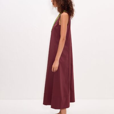 SIMONMILLER Mar Crochet Poplin Dress - Image 2