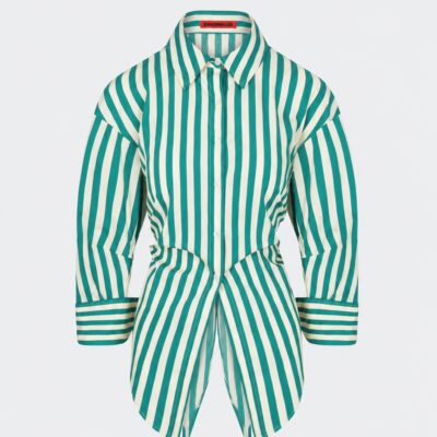SIMONMILLER Loch Poplin Button Up - Image 1