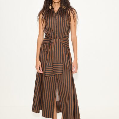 SIMONMILLER Inna Sleeveless Poplin Dress - Image 1