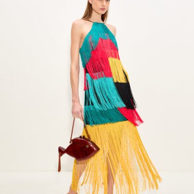 SIMONMILLER Drea Fringe Dress - Image 1