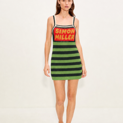 SIMONMILLER Dibby Crochet Mini Dress - Image 1