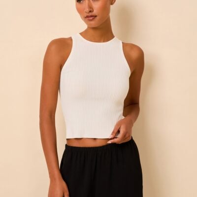 Solid & Striped Varena Tank Optic White - Image 1