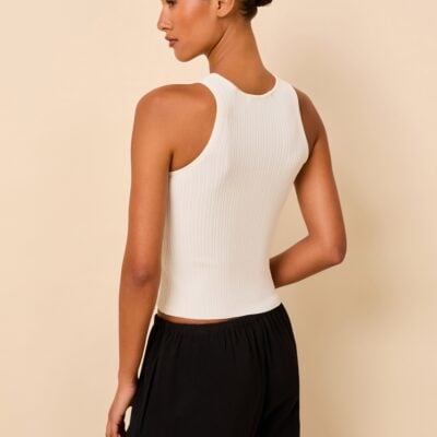 Solid & Striped Varena Tank Optic White - Image 2