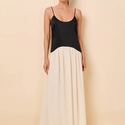 Solid & Striped Talulla Dress Noir / Brule - Image 1