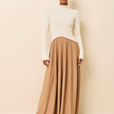 Solid & Striped Soglio Dress Camel / Brule - Image 1