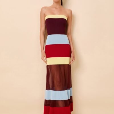Solid & Striped Nola Dress Copenhagen Stripe - Image 2