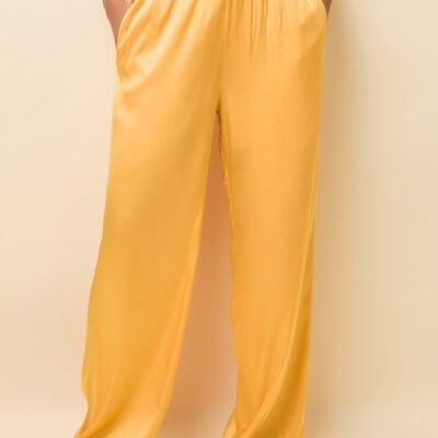 Solid & Striped Monaco Pant Satin Mango - Image 1