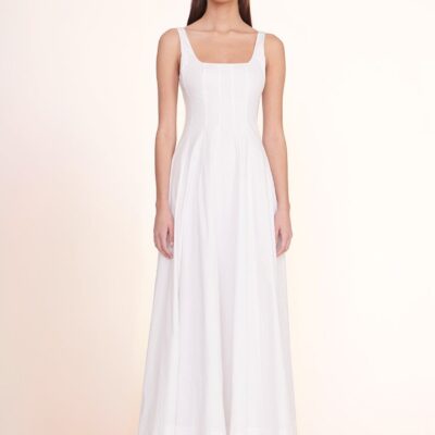 Staud Wells Maxi Dress | White - Image 1