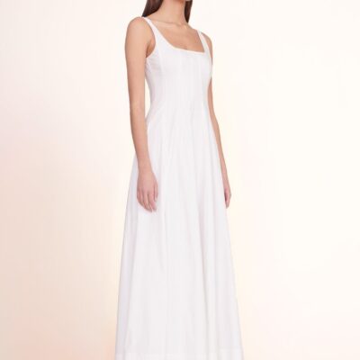 Staud Wells Maxi Dress | White - Image 2