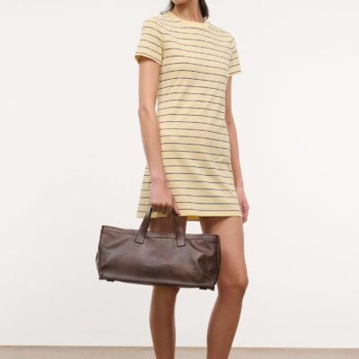 Staud Wade Dress | Monday Stripe - Image 1