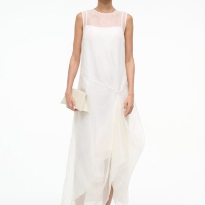 Staud Viola Dress | Ivory - Image 1