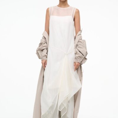 Staud Viola Dress | Ivory - Image 2