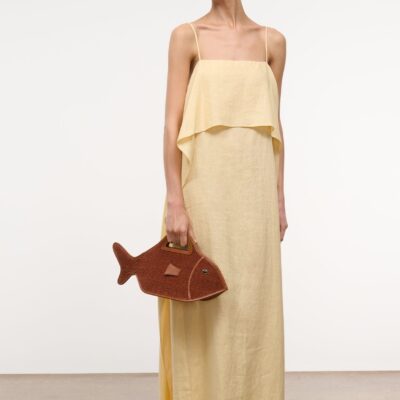 Staud Valencia Linen Dress | Butter - Image 1