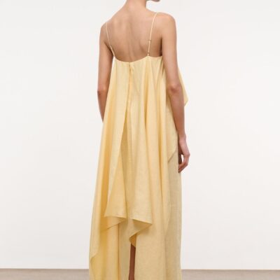Staud Valencia Linen Dress | Butter - Image 2
