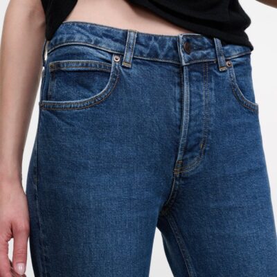 Staud Teddy Cropped With Raw Hem | Stone Blue - Image 2